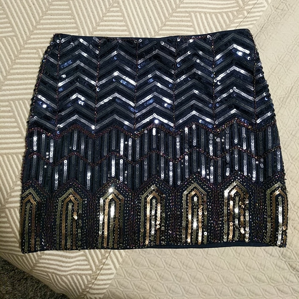 Navy blue skirt